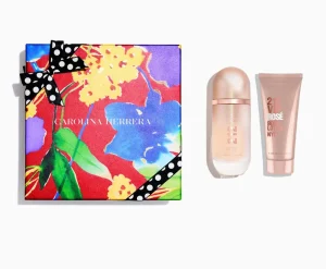 Kit Perfume Carolina Herrera 212 Vip Rosé Feminino Eau de Parfum 80 ml + Loção Corporal 100 ml