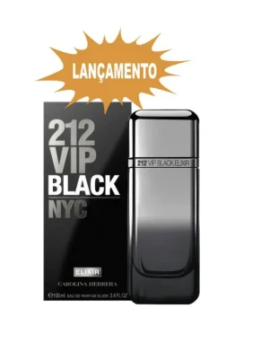 212 VIP Black Elixir Carolina Herrera Eau de Parfum - Perfume Masculino 100ml