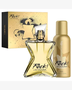 KIT Rock! Shakira Feminino - Perfume Eau de Toilette 80ml + Desodorante 150ml