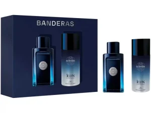 Kit antonio banderas the icon eau de toilette masculino 100ml + deo 150ml