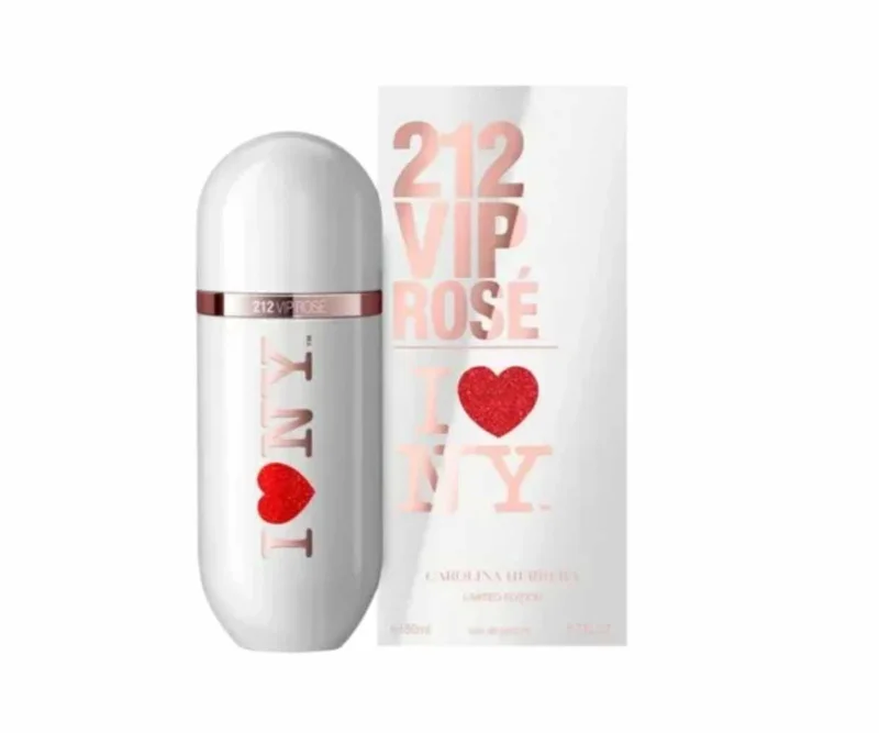 212 Vip Rose I Love NY Carolina Herrera Eau de Parfum - Perfume Feminino 80ml