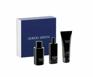 Kit Armani Code Giorgio Armani Masculino - Eau de Toilette 75ml + Eau de Toilette 15ml + Body Balm 75ml