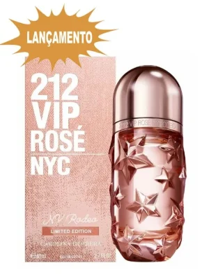 212 VIP Rosé NY Rodeo Feminino Carolina Herrera Eau de Parfum 80ml