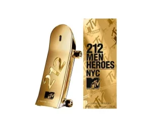 212 HEROES  Men MTV Carolina Herrera Eau de Toilette - Perfume Masculino 90ml