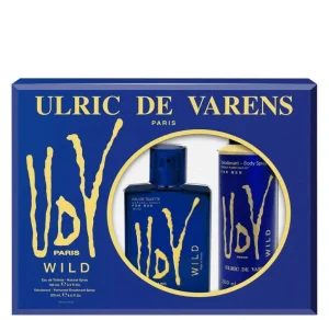 kit UDV Wild Ulric de Varens Masculino - Eau de Toilette 100ml + Body Spray 200ml