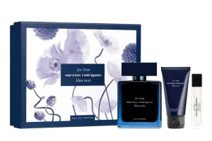 Kit T Narciso Rodriguez Bleu Noir Eau De Parfum For Him 100ml E Eau De Parfum 10ml E Shower Gel 50m