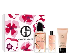 Si eau de parfum intense 100ml + si eau de parfum 15ml + body lotion 50ml