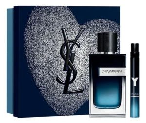 Kit Y Yves Saint Laurent Eau De Parfum Perfume Masculino - 100ml + Tamanho Viagem 10ml
