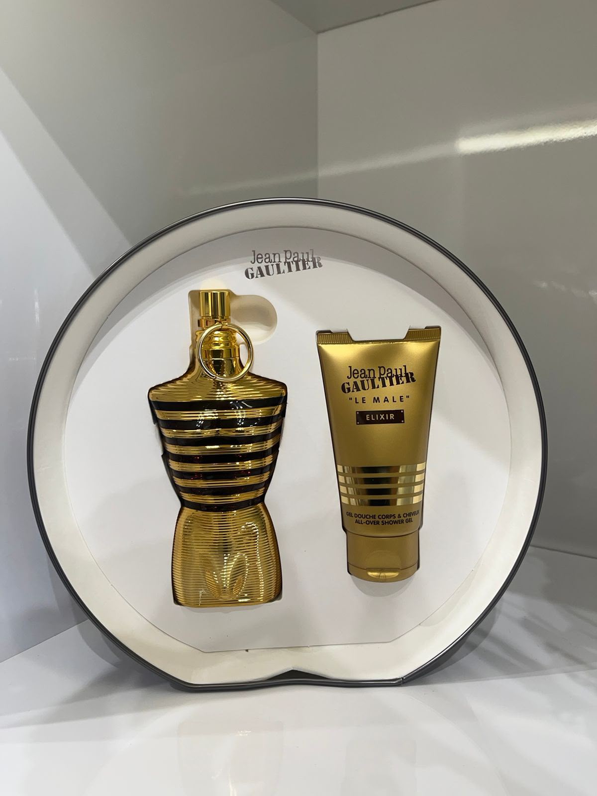 kit Le Male Elixir Jean Paul Gaultier Masculino - Perfume Parfum 125ml + Shower Gel 75ml - Imagem 2
